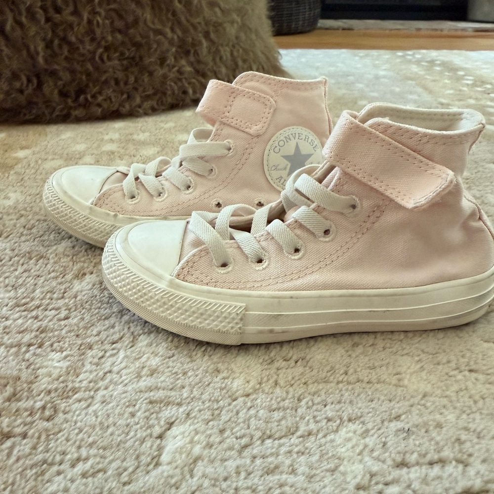 Converse Pink High-Top Canvas Sneakers